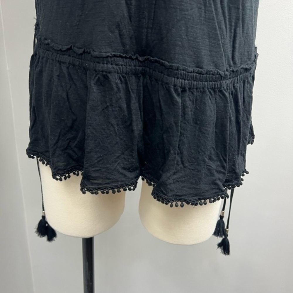 WHBM Black Ruffle Top - Picture 8 of 13